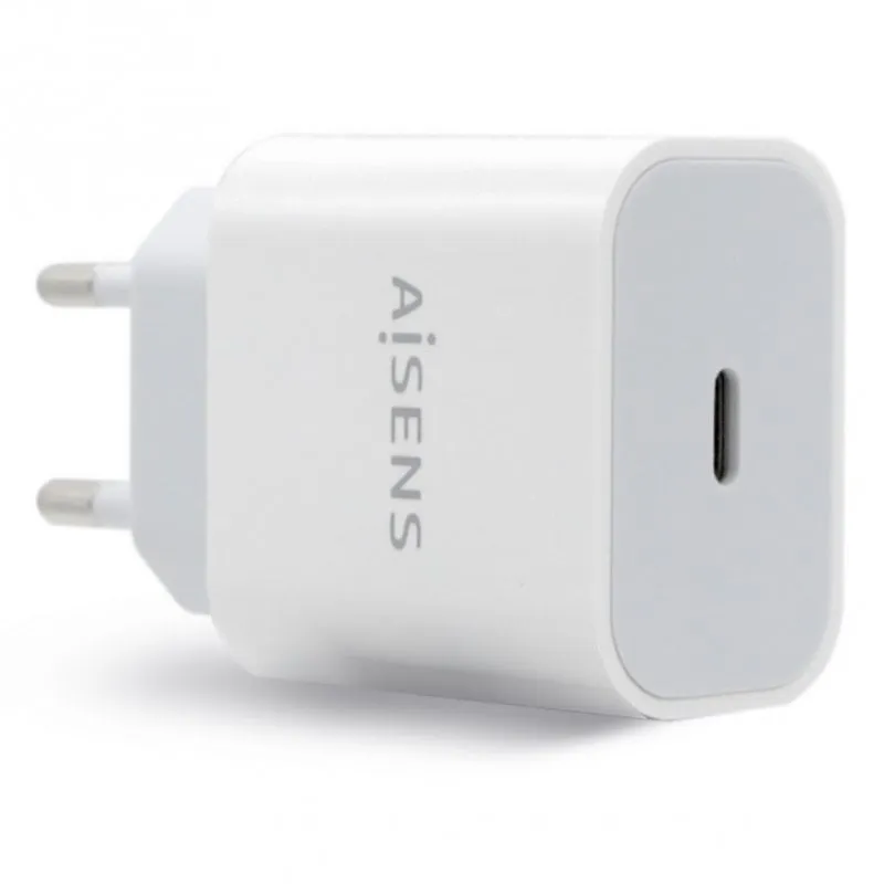 Caricatore da muro USB-C Aisens A110-0537 20W Bianco - immagine 1