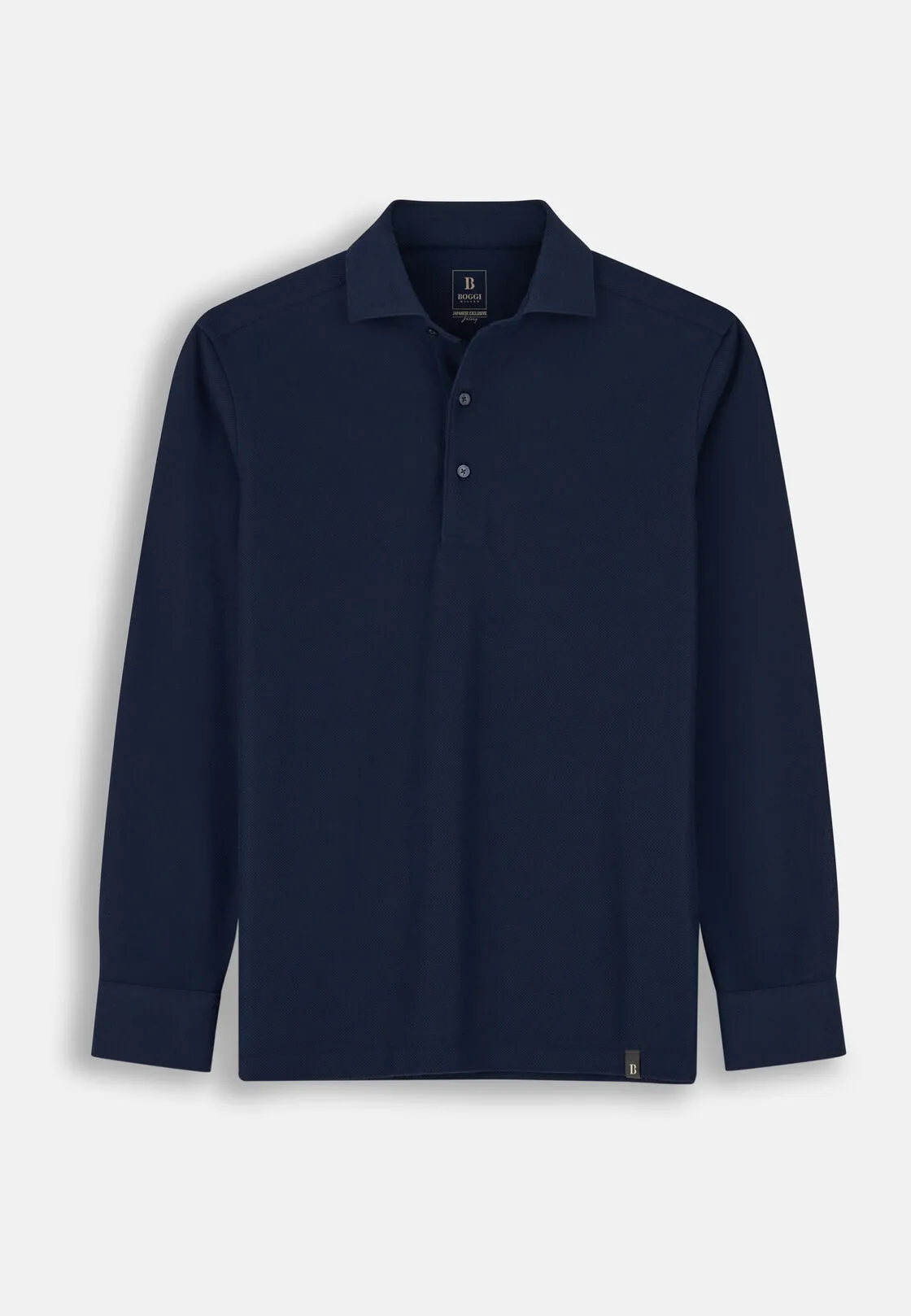 Boggi, Sakura | Polo In Jersey Giapponese, Uomo, NAVY SCURO, Taglia: S - immagine 5
