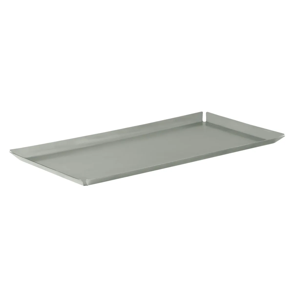 VEGA Vassoio Pereti; 31.1x15.1x0.8 cm (LxLxH); argento; rettangolare - immagine 1