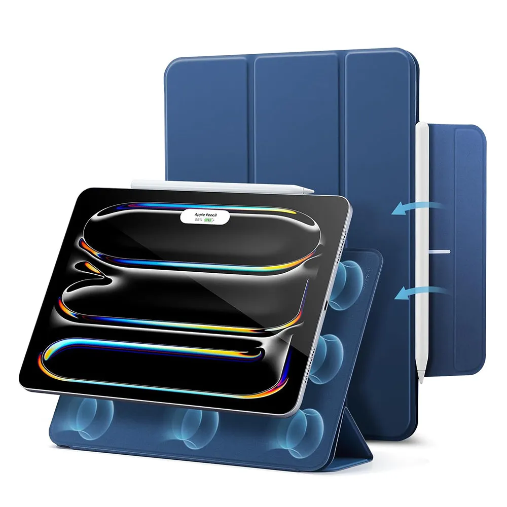 Custodia per Apple iPad Pro 13 (2024), ESR, Rebound, Blu scuro - immagine 1