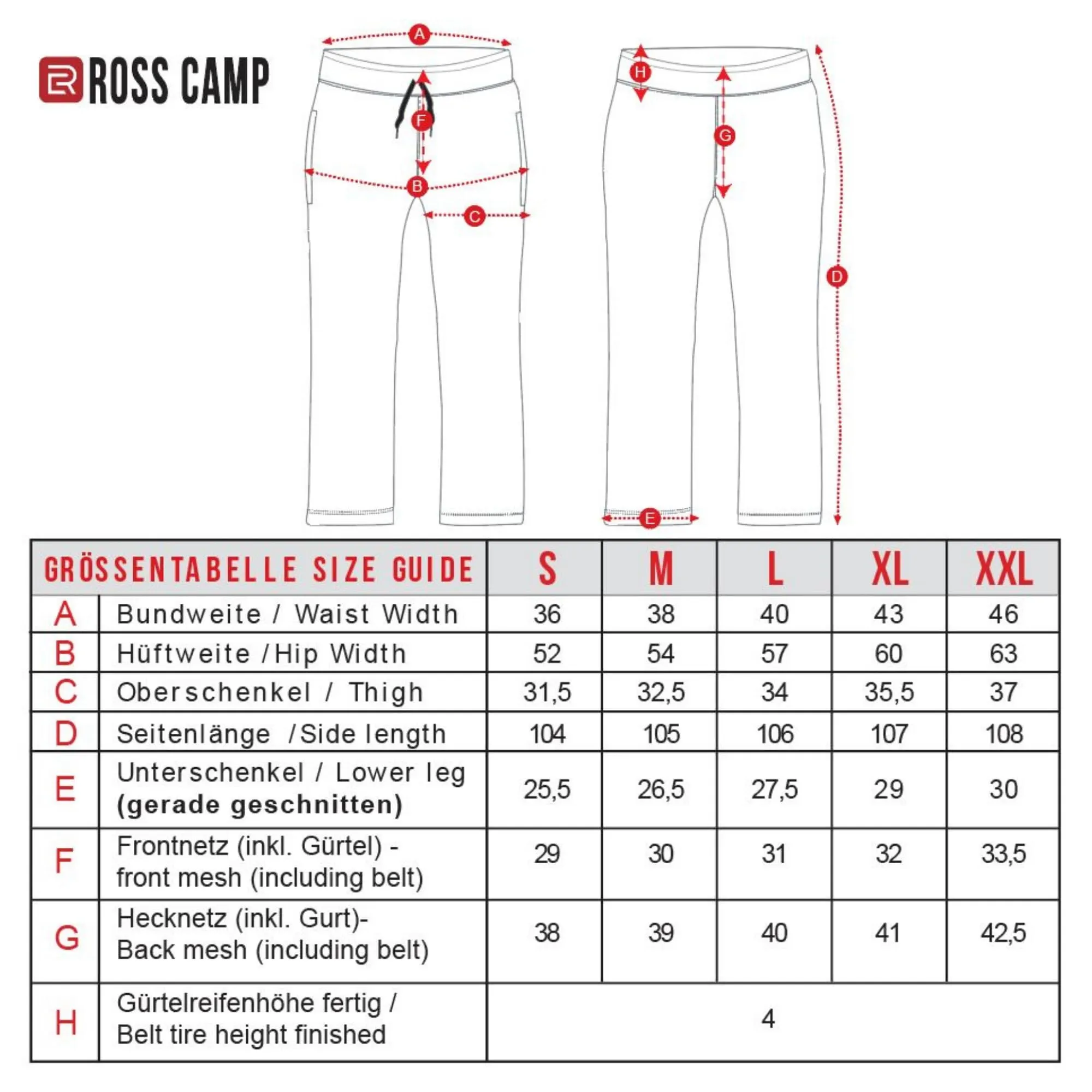 ROSS CAMP Pantaloni Tuta Donna Cotone – Pantaloni Sportivi Gamba Larga - immagine 4