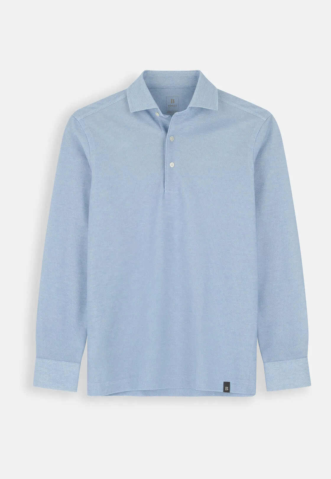Boggi, Sakura | Polo In Jersey Giapponese, Uomo, Azzurro, Taglia: M - immagine 5