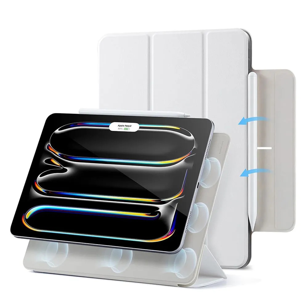 Custodia per Apple iPad Pro 13 (2024), ESR, Rebound, Bianca - immagine 1
