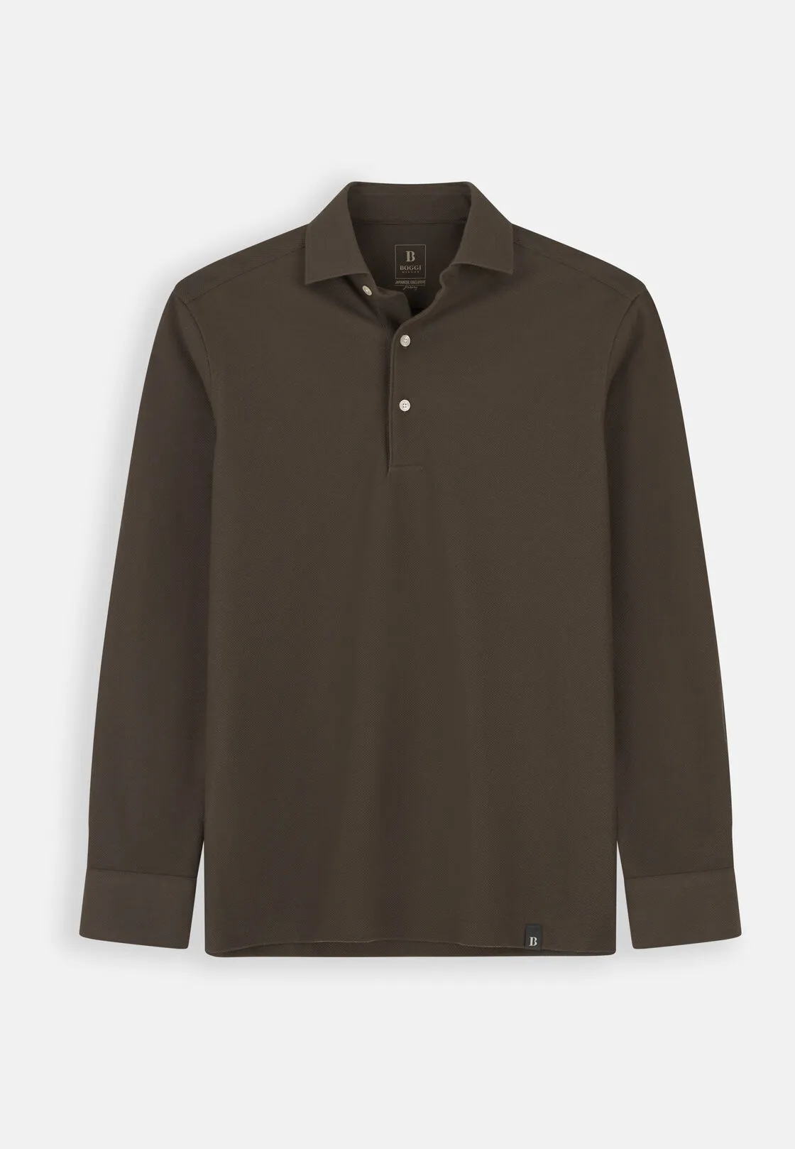 Boggi, Sakura | Polo In Jersey Giapponese, Uomo, Marrone scuro, Taglia: XXL - immagine 5
