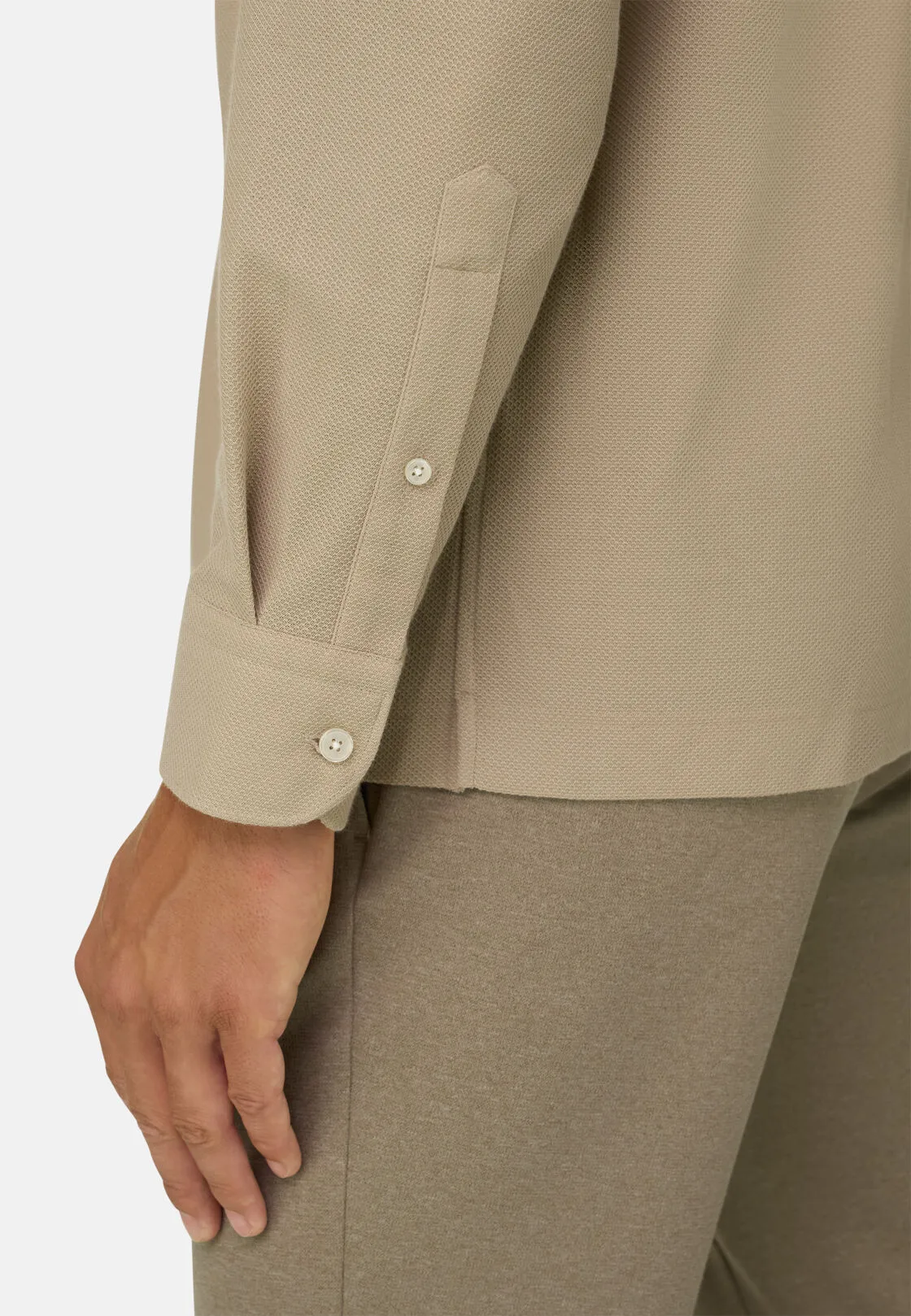 Boggi, Sakura | Polo In Jersey Giapponese, Uomo, Beige, Taglia: XL - immagine 3