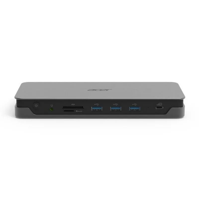 Acer USB Type-C Gen1 Dock 3x USB-A 3.2 Gen 1/2x USB-C 3.2 Gen 2/2x HDMI/1x DisplayPort/1x RJ-45 - immagine 1