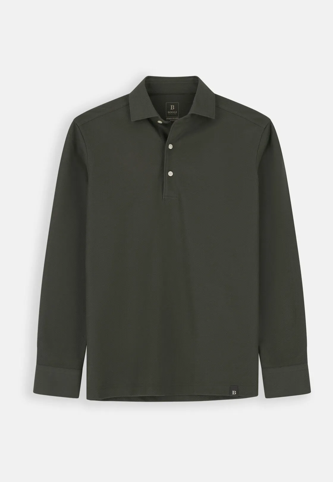 Boggi, Sakura | Polo In Jersey Giapponese, Uomo, Militare, Taglia: XXL - immagine 5