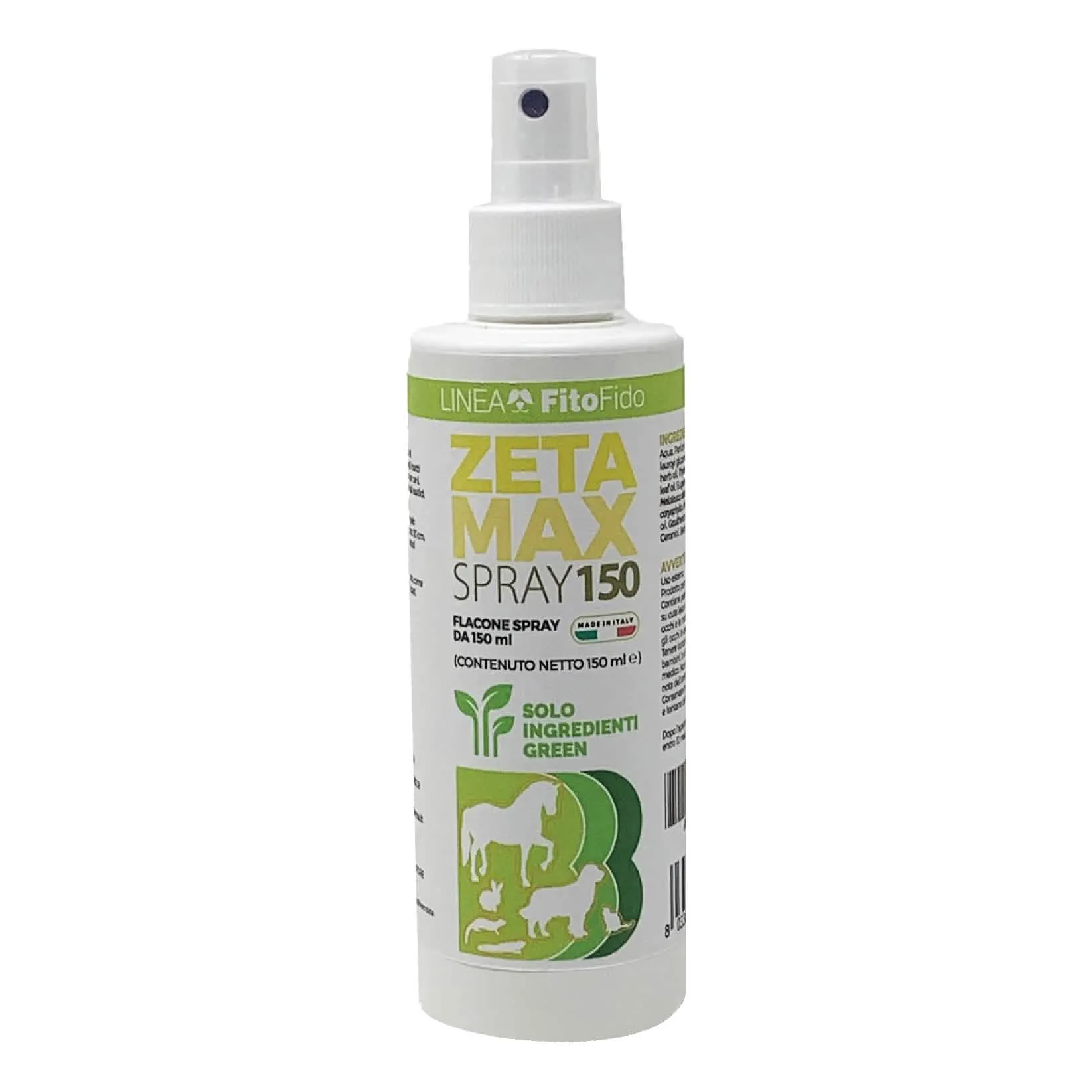 ZetaMAX Pump Flacone Spray 150 ml - Repellente Naturale per Insetti - immagine 1