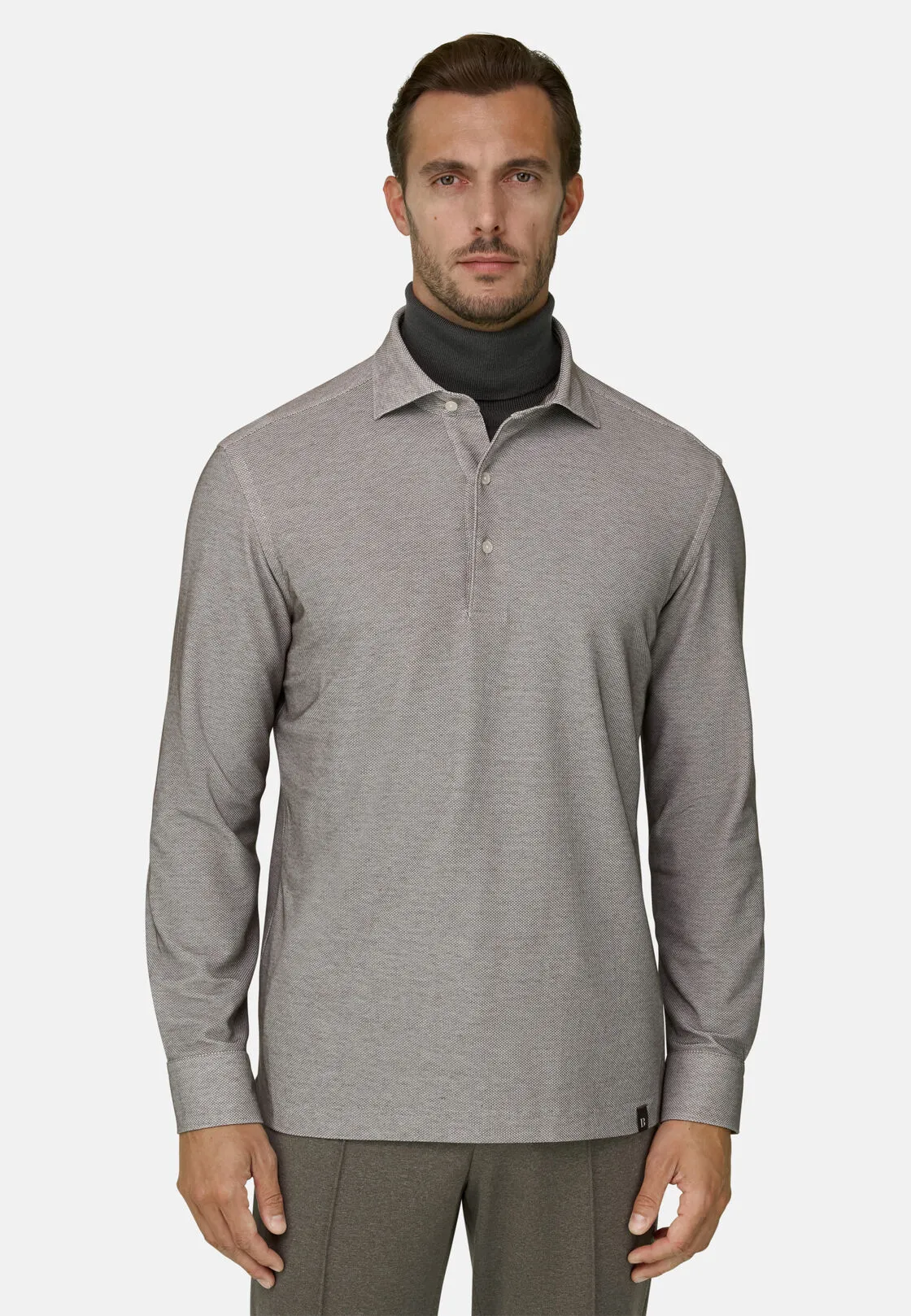 Boggi, Sakura | Polo In Jersey Giapponese, Uomo, Marrone, Taglia: XL - immagine 1