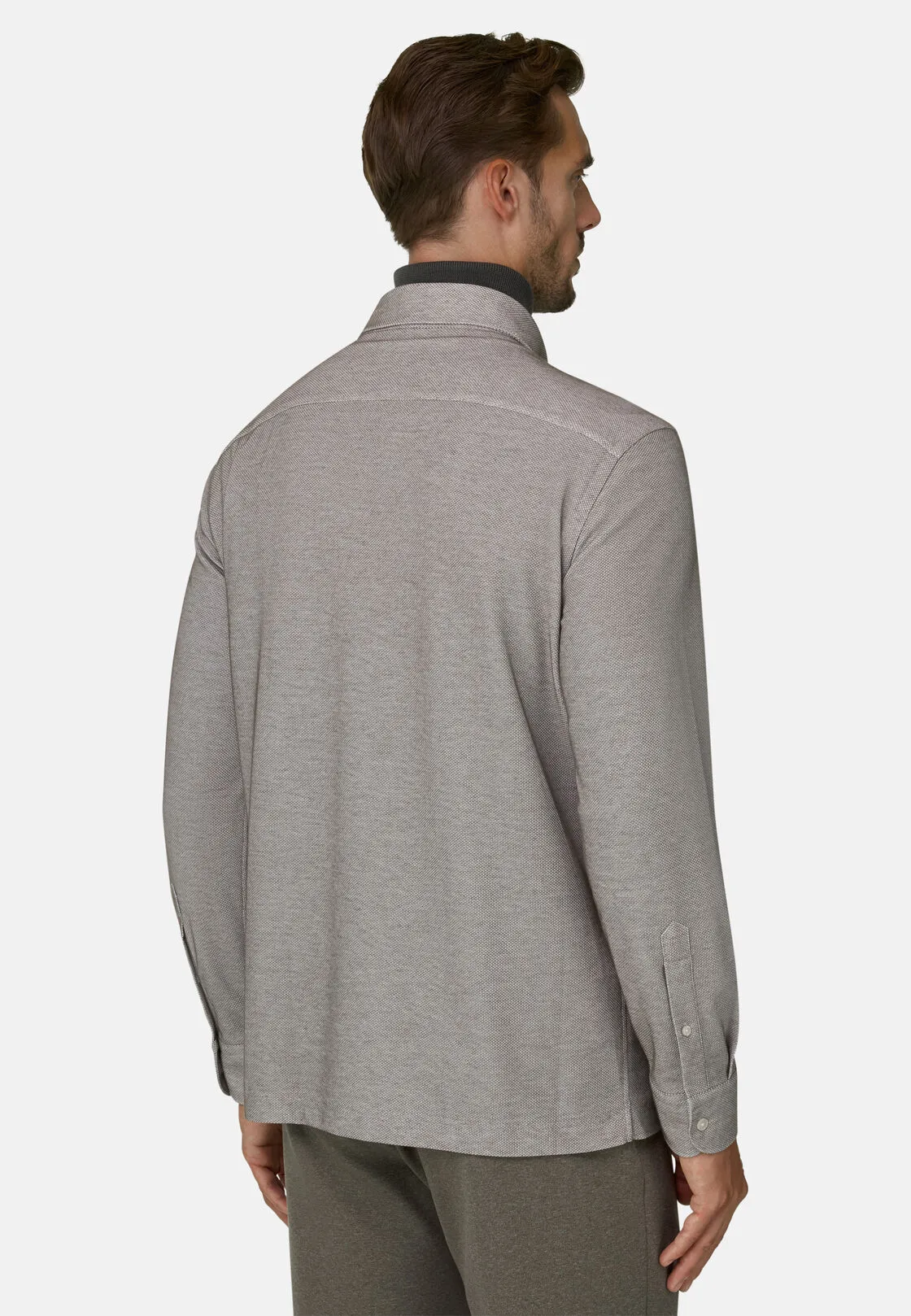 Boggi, Sakura | Polo In Jersey Giapponese, Uomo, Marrone, Taglia: XL - immagine 4