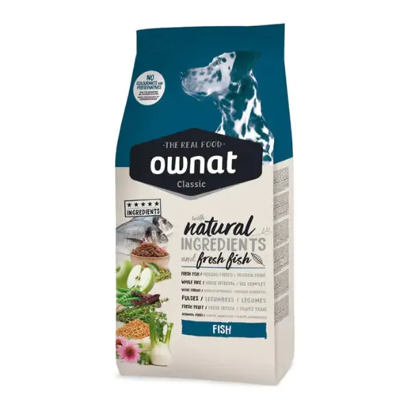 Ownat Classic All Breeds Adult con pesce fresco 20 kg - Croccantini per cani - immagine 1