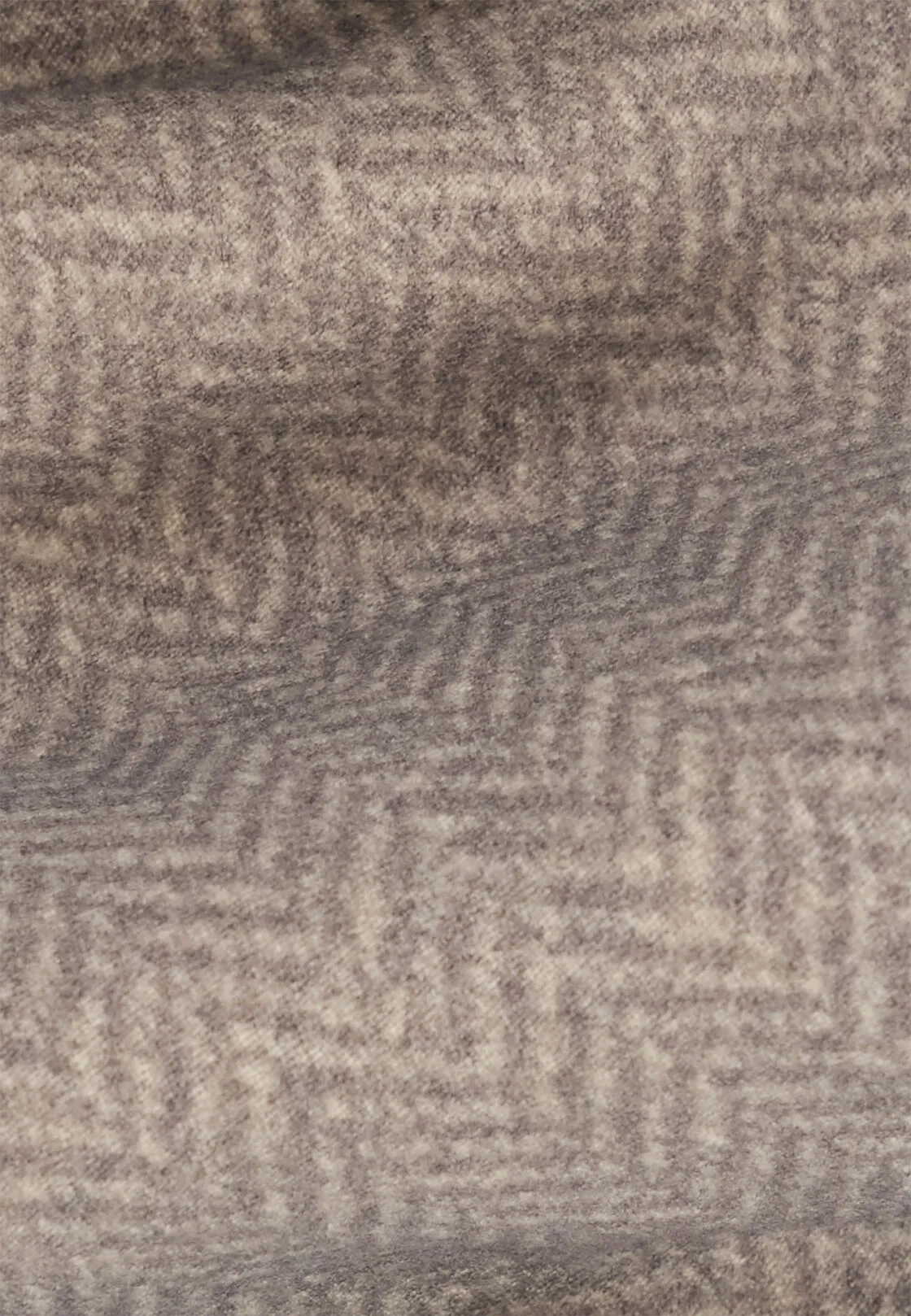 Boggi, Cravatta Stampa Motivo Spiga In Lana Cashmere, Uomo, Light grey - immagine 2