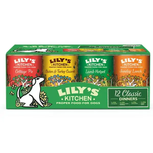 Lily's Kitchen Dog multipack 12x400 g Classic Dinners 12x Ricette Carne - immagine 1