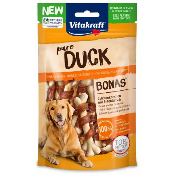 Vitakraft Bonas Snack di Pura Carne 80 gr Anatra - immagine 1