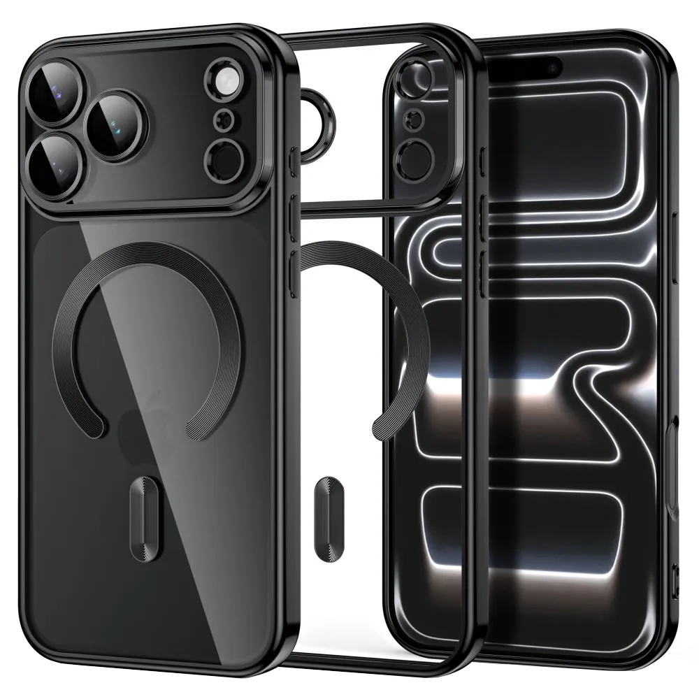 Custodia MagSafe per Apple iPhone 18 Pro / 17 Pro, Tech-Protect, Magflex, Nero Satinato - immagine 1