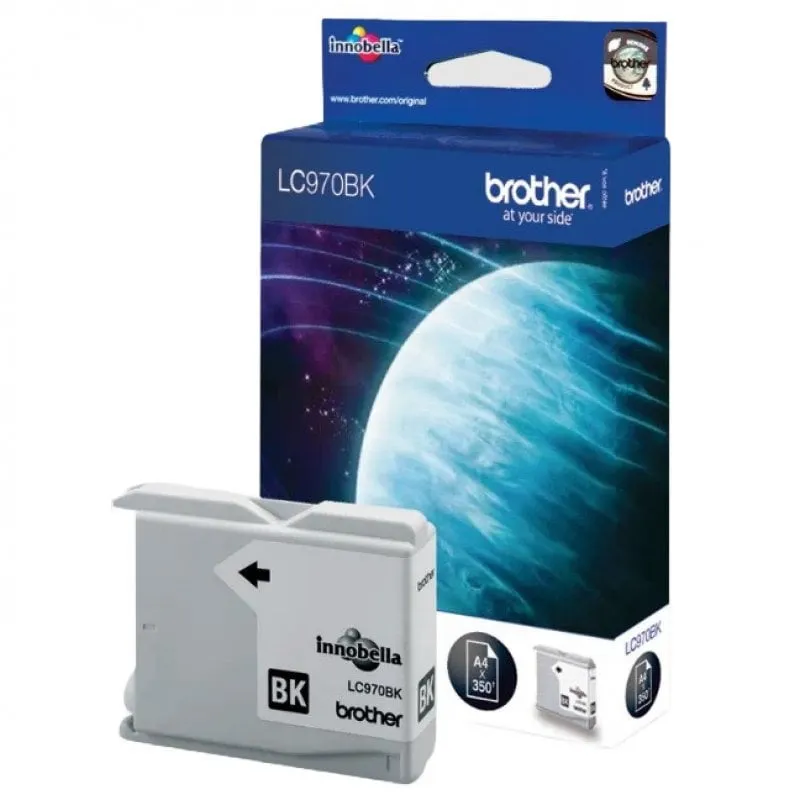 Cartuccia d'inchiostro nero originale Brother LC970BK XL - immagine 1