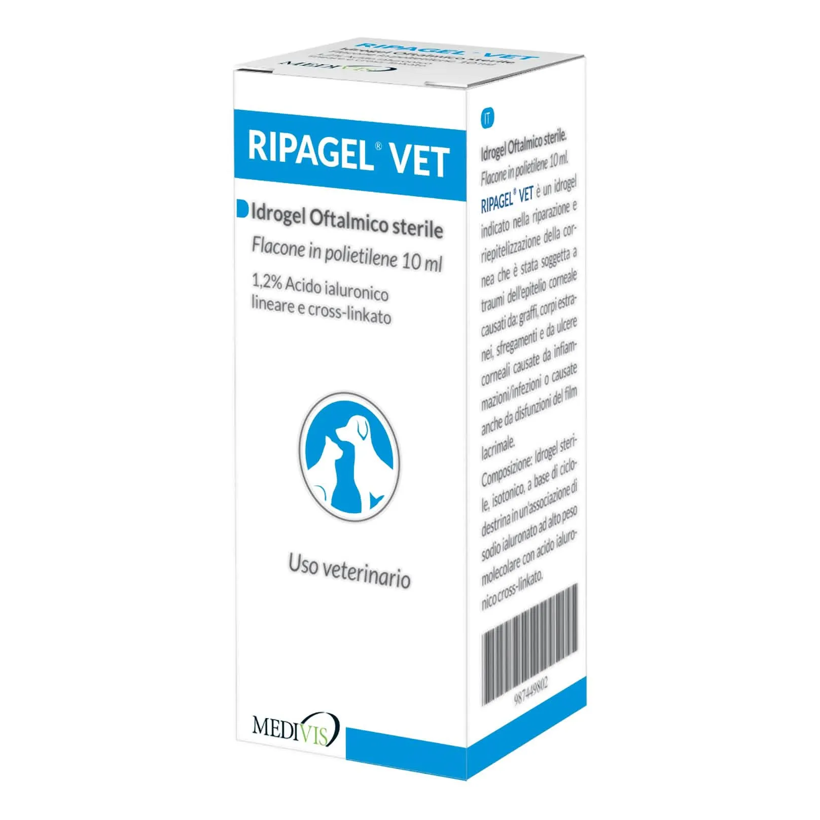 Ripagel vet gocce oculari 10 ml - immagine 1
