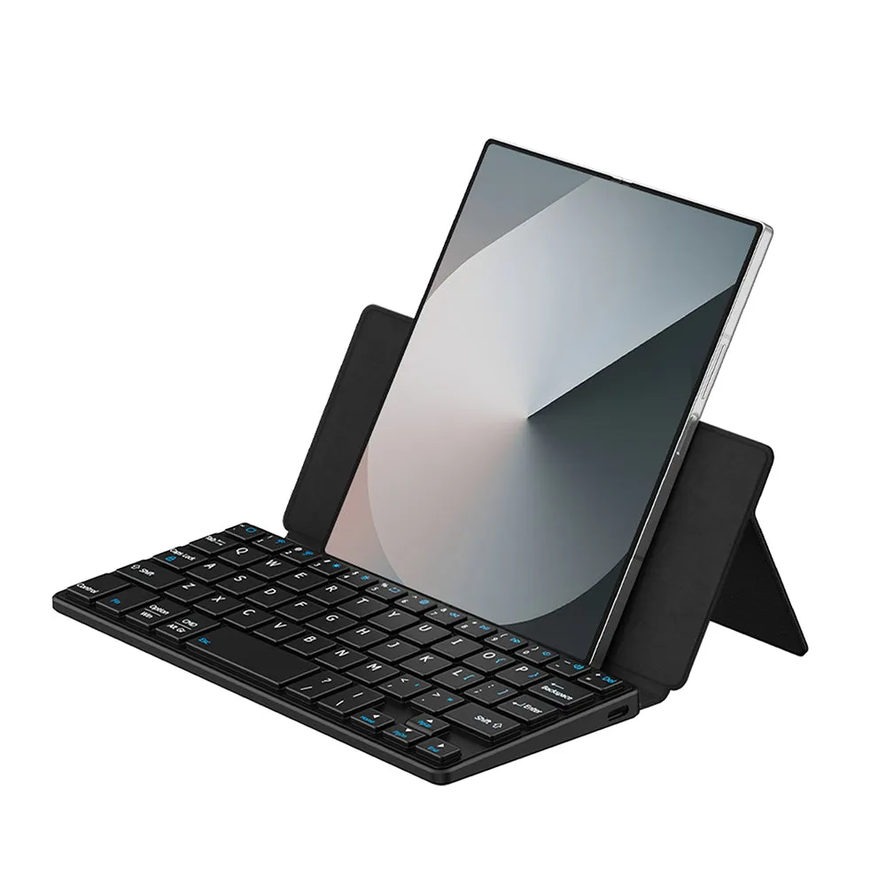 Custodia Universale con Tastiera Bluetooth per Telefono, DUX DUCIS, Nera - immagine 1