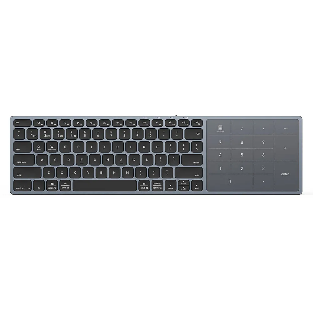 Tastiera Wireless DUX DUCIS LK, BT / Wi-Fi, Nera - immagine 1