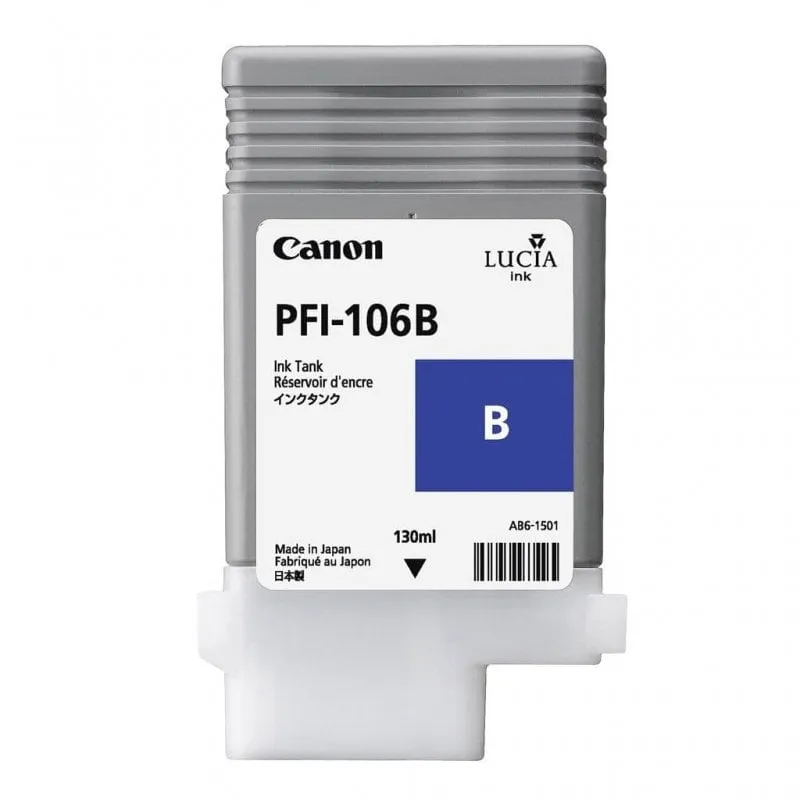 Cartuccia d'inchiostro blu originale Canon PFI-106B - immagine 1