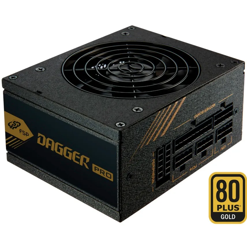 DAGGER PRO ATX3.0(PCIe5.0) 850W alimentatore per computer 20+4 pin ATX SFX Nero, Alimentatore PC - immagine 1