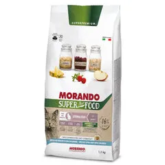 Morando SuperPetFood Cat Adult Sterilized Tonno e salmone 1.5 kg - Croccantini per gatti - immagine 1