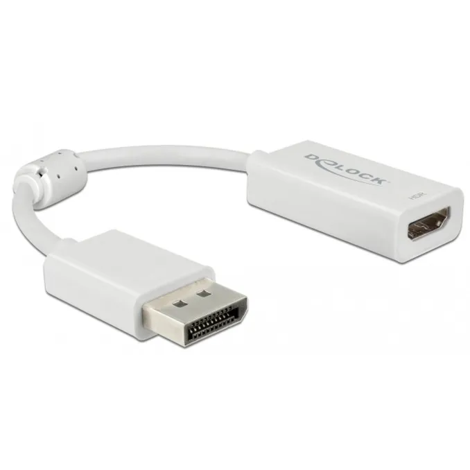 63936 cavo e adattatore video 0,1 m DisplayPort HDMI Bianco - immagine 1