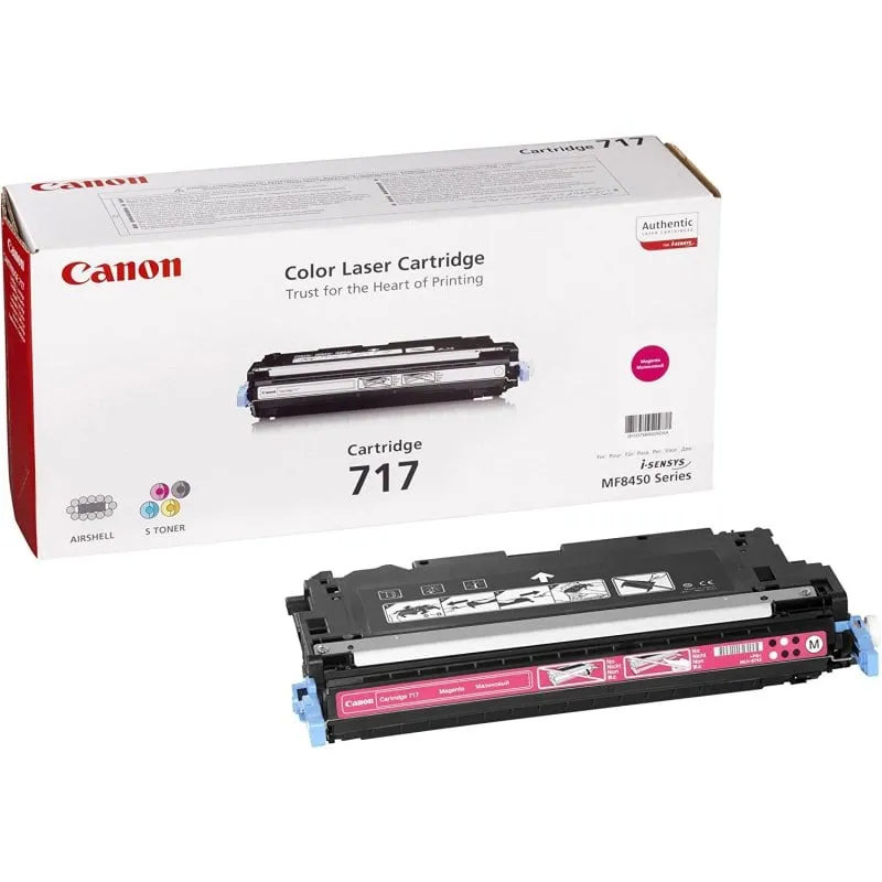 Toner magenta originale Canon 717 - immagine 1