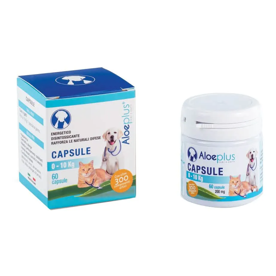 Aloeplus Capsule Cani Gatti 0-10kg - immagine 1