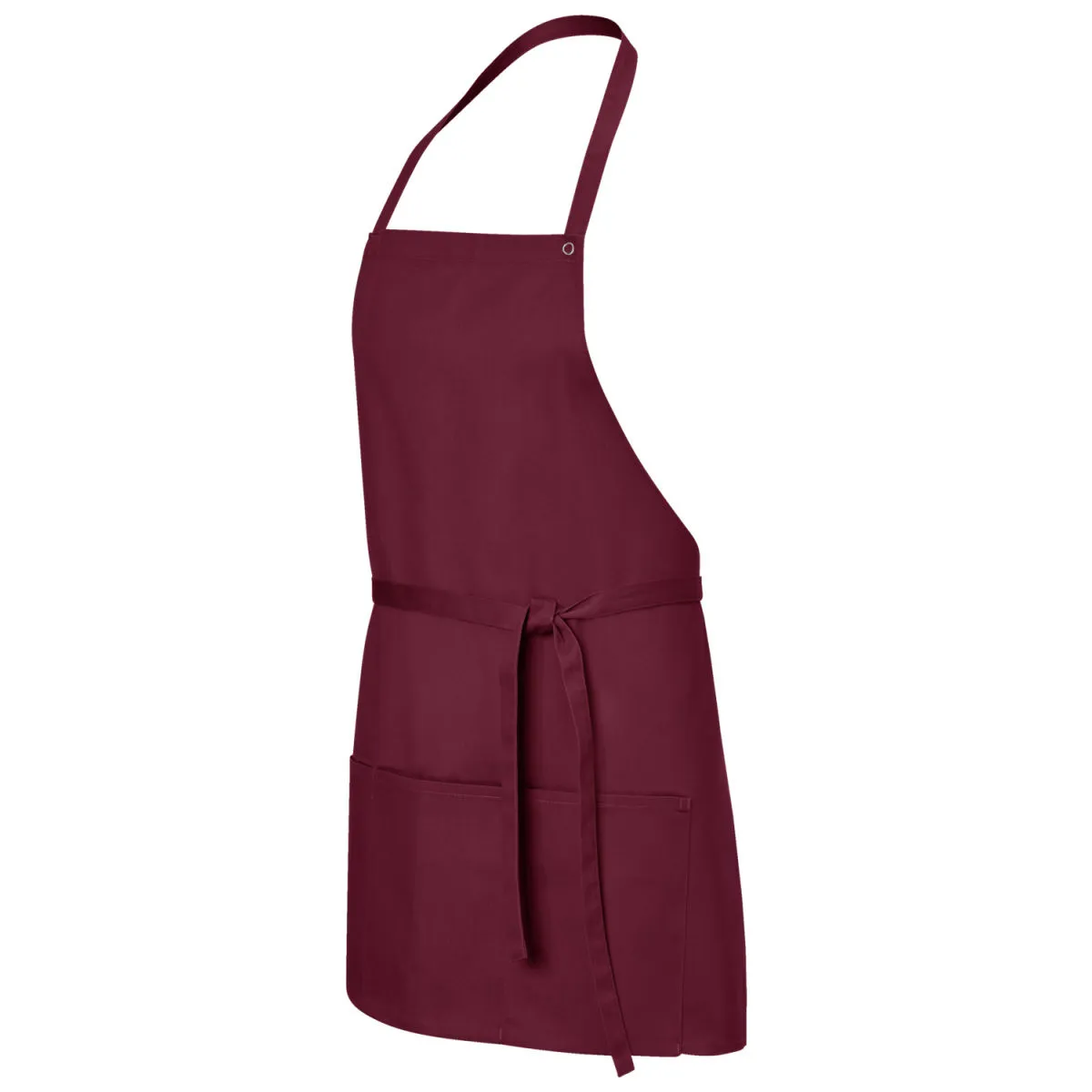 JOBELINE Grembiule con pettorina Sonia 64x8 cm (LxB); 64x80 cm (LxL); bordeaux - immagine 1