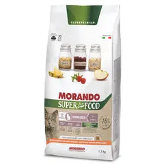 Morando SuperPetFood Cat Adult Sterilized Anatra e orzo 1.5 kg - Croccantini per gatti - immagine 1