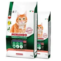 Morando Tradizioni Italiane Cat Adult Sterilized Salmone 7 kg - Croccantini per gatti - immagine 1