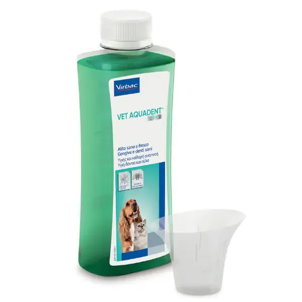 Virbac Vet Aquadent Fresh colluttorio per cani e gatti 500 ml - immagine 1