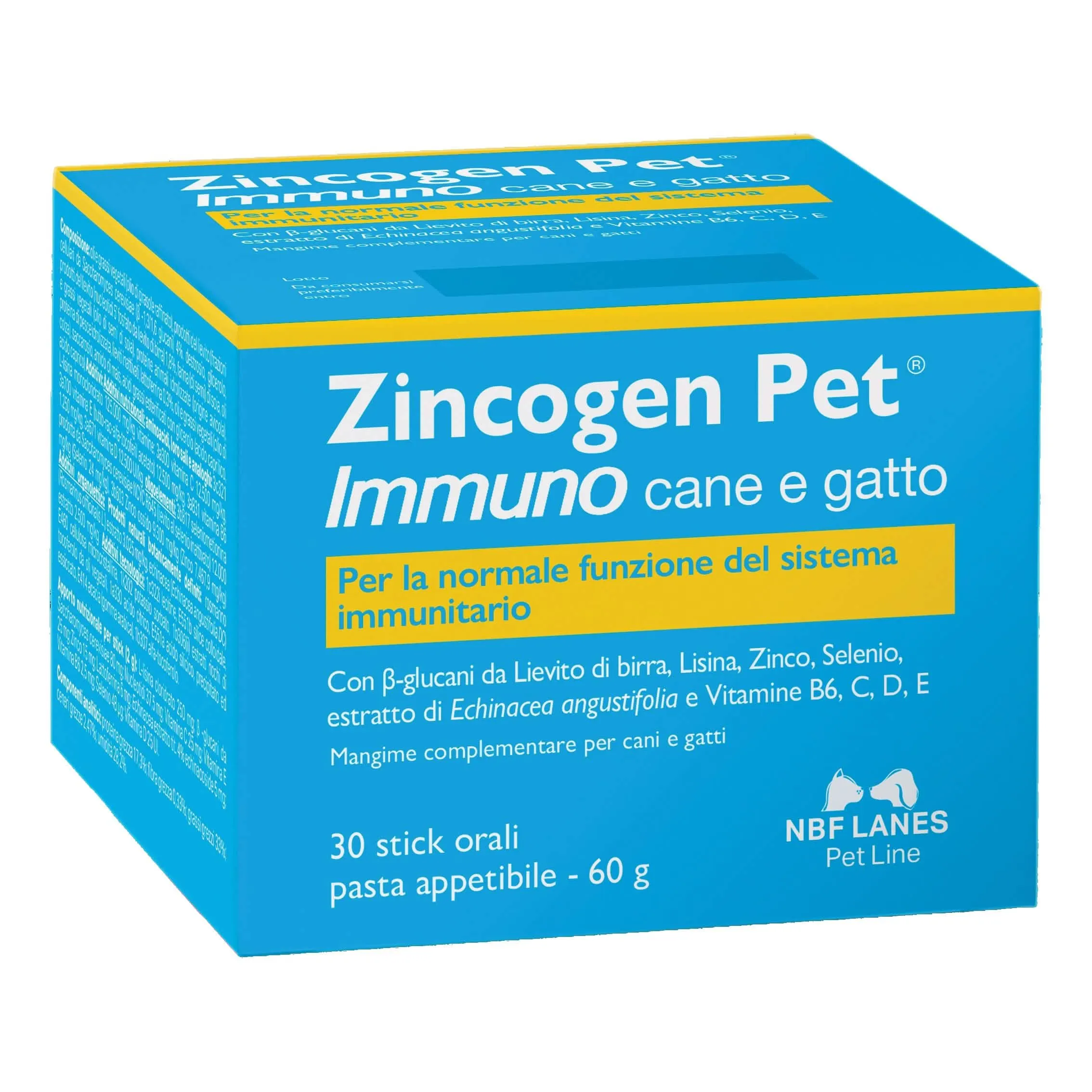 Zincogen pet immuno pasta 30 stick - immagine 1