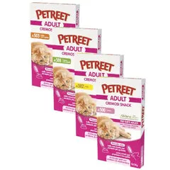 Petreet Cremosi Snack per gatti 6x14 gr Pollo e carote - immagine 1