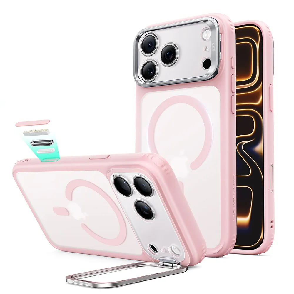 Custodia MagSafe per Apple iPhone 18 Pro Max / 17 Pro Max, ESR, Classic Hybrid Kickstand, Rosa Satinata - immagine 1