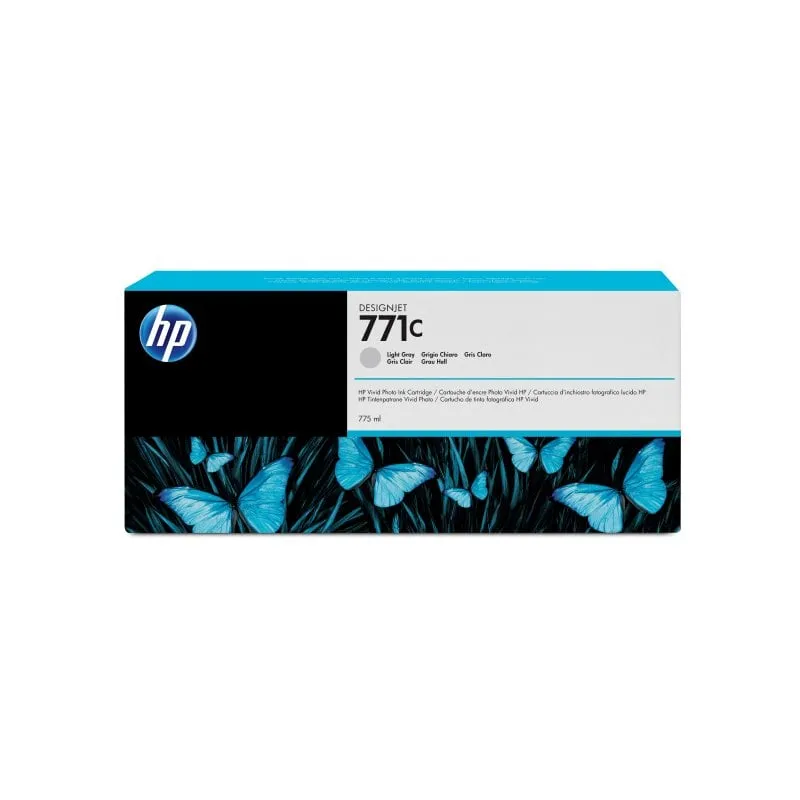 HP Cartuccia inchiostro grigio chiaro DesignJet 771C, 775 ml - immagine 1