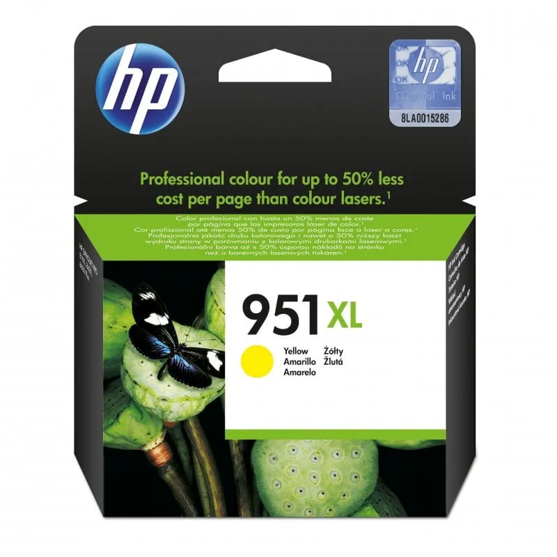 HP Cartuccia originale inchiostro giallo ad alta capacità 951XL - immagine 1
