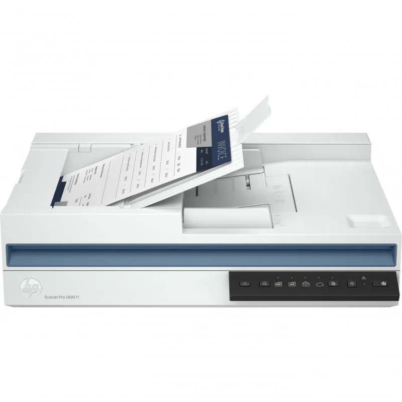 Scanner per documenti WiFi HP ScanJet Pro 2600 f1 con ADF fronte/retro - immagine 1