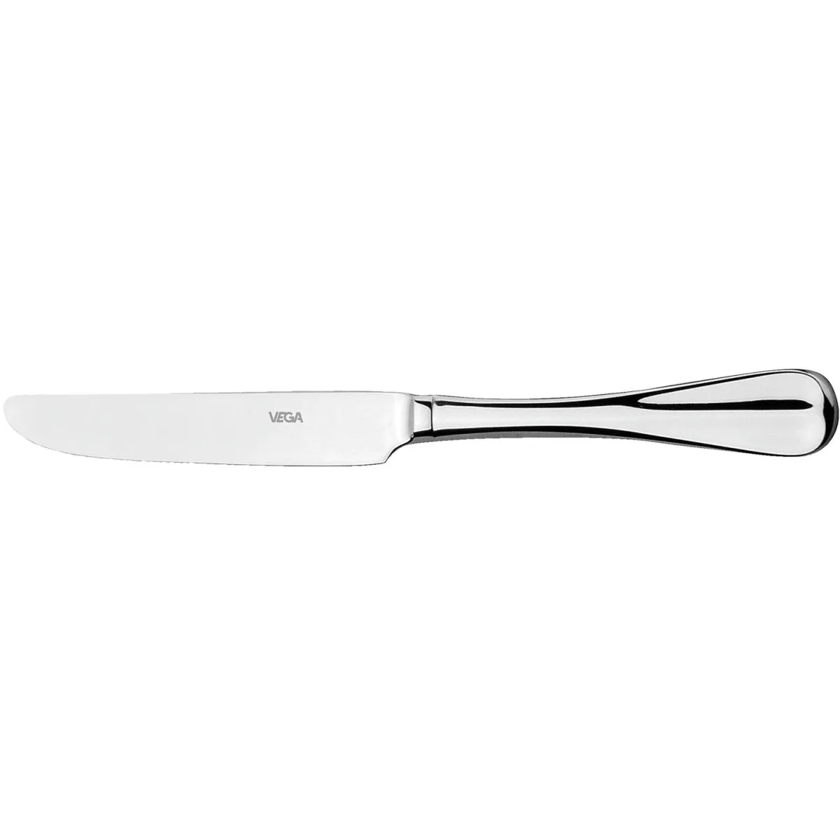 12x VEGA Coltello per il burro Baguette; 17.7 cm (L); argento, manico argento; 12 pz. / Pacco - immagine 1