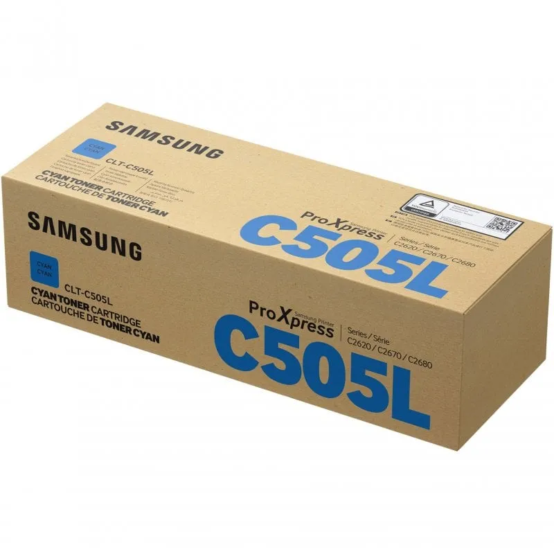 Samsung Cartuccia toner ciano originale HP CLT-C505L ad alta capacità - immagine 1