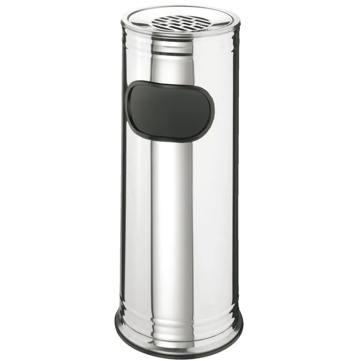 PULSIVA Posacenere da terra Platinium; 24x58.5 cm (ØxH); argento; rotonda - immagine 1