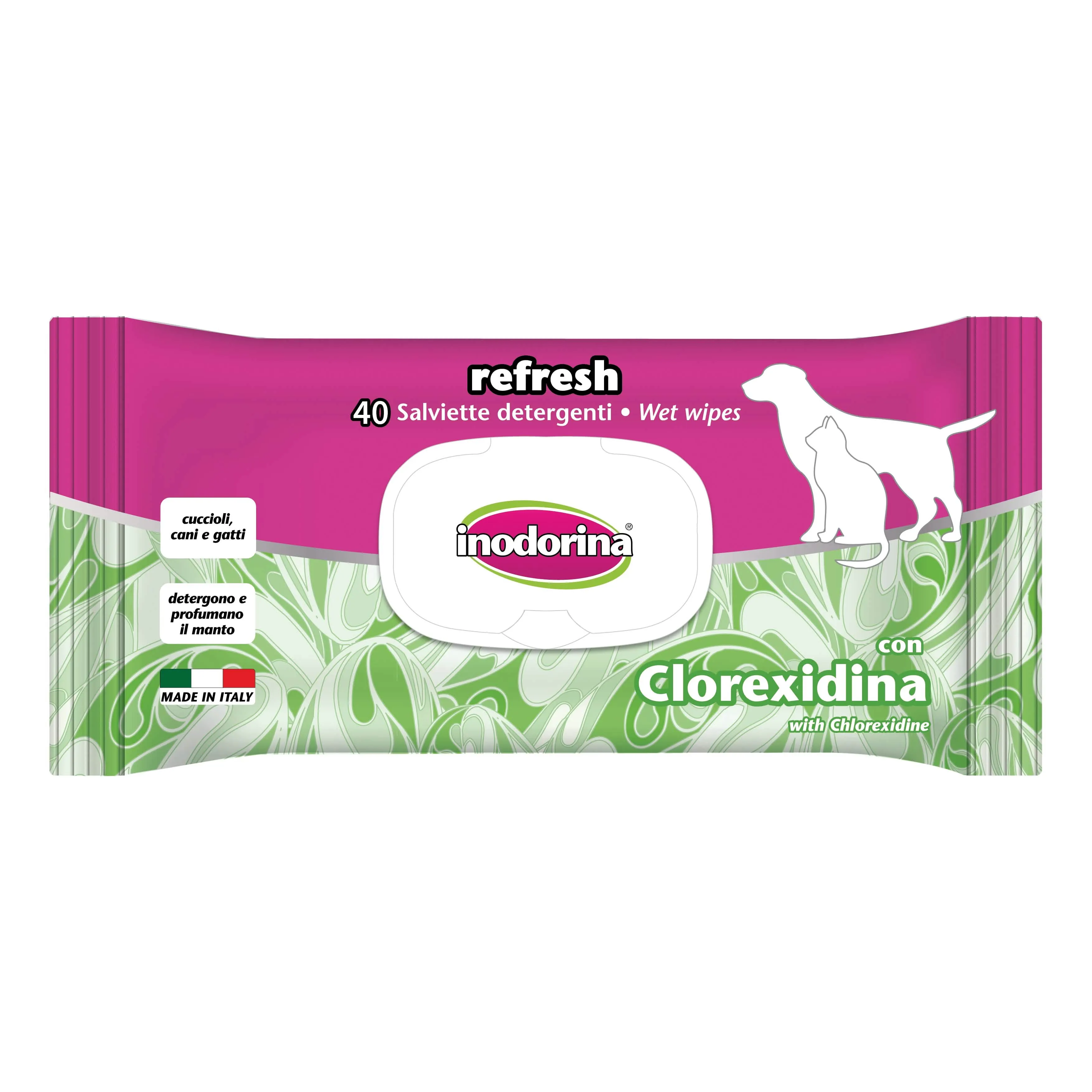 Salviette Clorexidina Inodorina - 40 Pezzi - immagine 1