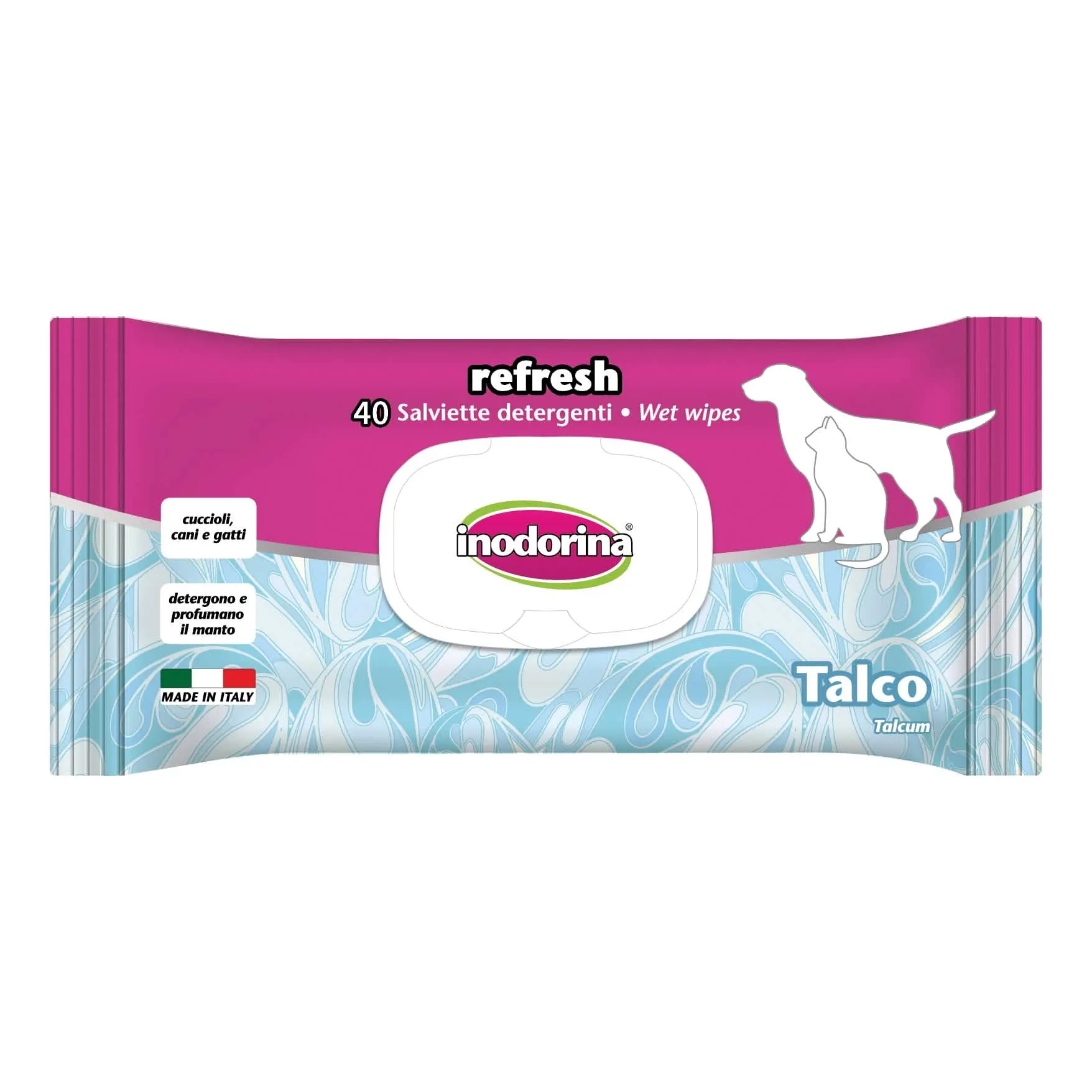 Salviette Talco Inodorina - Confezione da 40 Pezzi - immagine 1