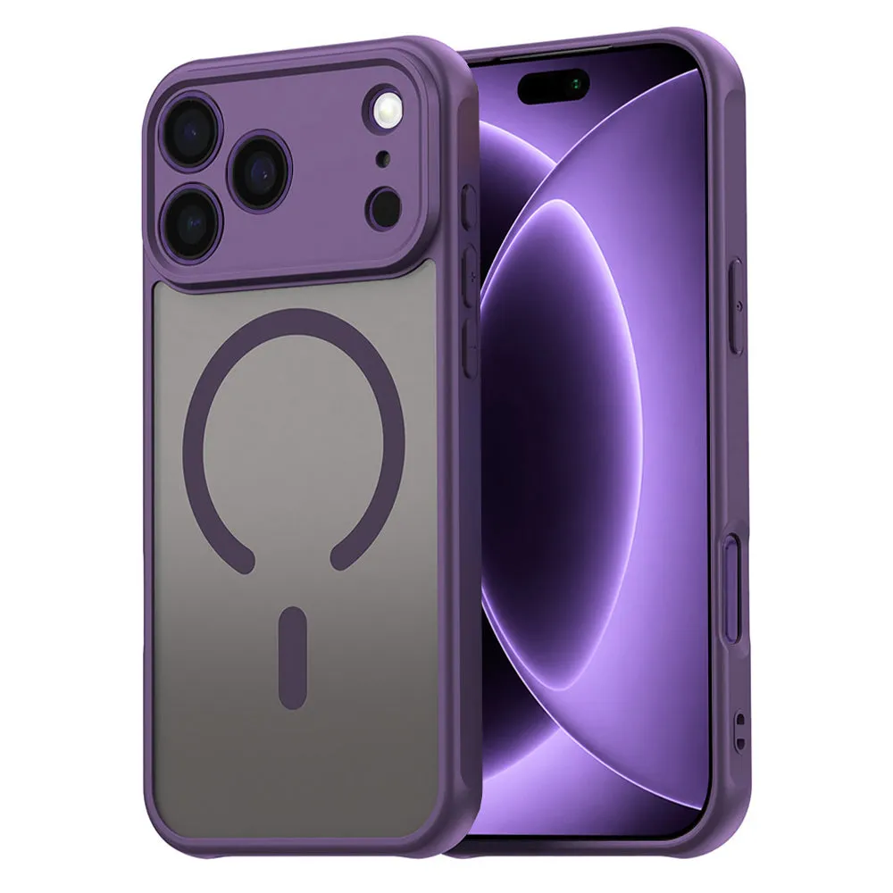 Custodia MagSafe per Apple iPhone 18 Pro / 17 Pro, Techsuit, HaloFrost II, Viola - immagine 1