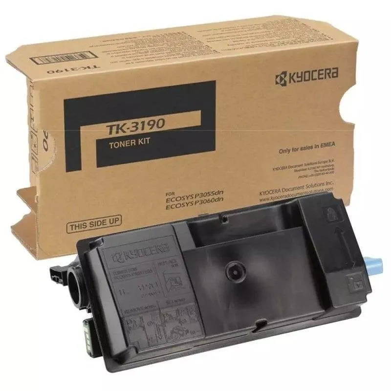Cartuccia toner Kyocera TK-3190 Nero Originale 25000 pagine ECOSYS P3055DN P3060DN - immagine 1