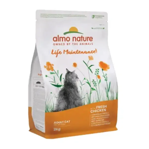 Almo Nature Life Maintenance Adult con Pollo 2 kg - Croccantini per gatti - immagine 1
