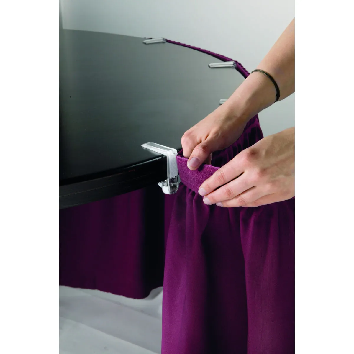 ERWIN M. Clip per gonna buffet Feder; trasparente - immagine 1
