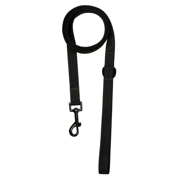 Guinzaglio per cani da cerimonia Croci Ceremony Nero semplice 150 x 2 cm - immagine 1