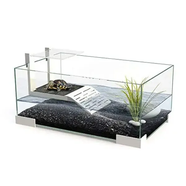 Tartarughiera accessoriata Tartarium Askoll Misura 40x25,6x16,9 cm - immagine 1